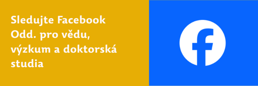 Facebook Odd.vědy, výzkumu a doktorských studií
