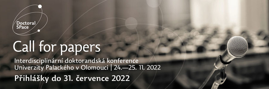Doktorandská konference - call for papers 31. 7.